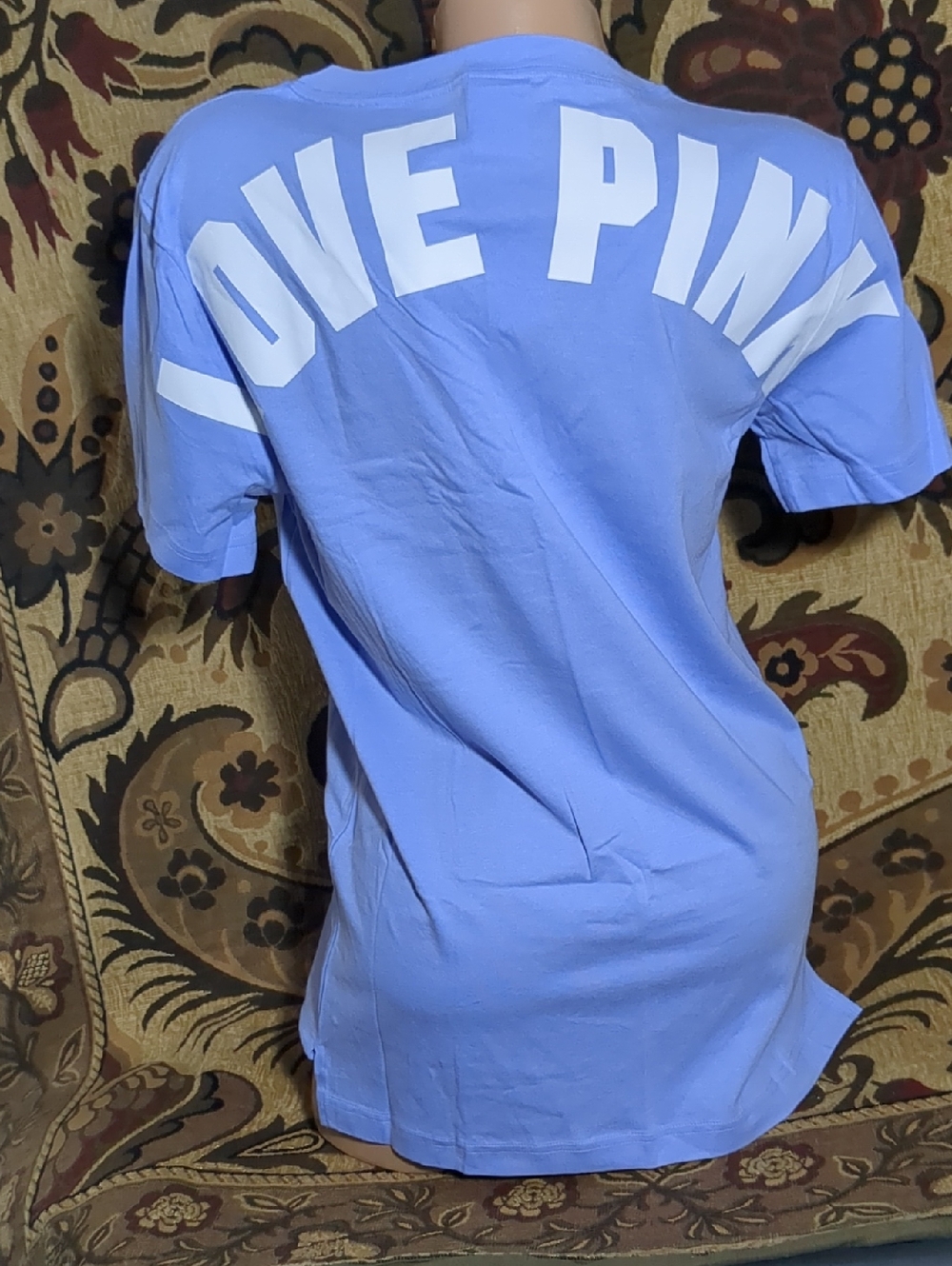 PINK Victoria's Secret Lavender Short Sleeve Tee